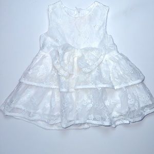 White dress baby girl